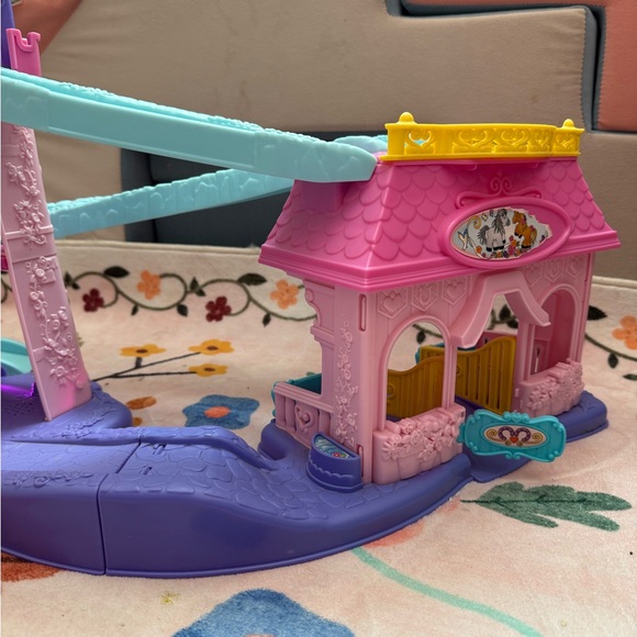 Rare Klip Klop Disney Castle Lights And Sounds Work Little People - Picture 7 of 7